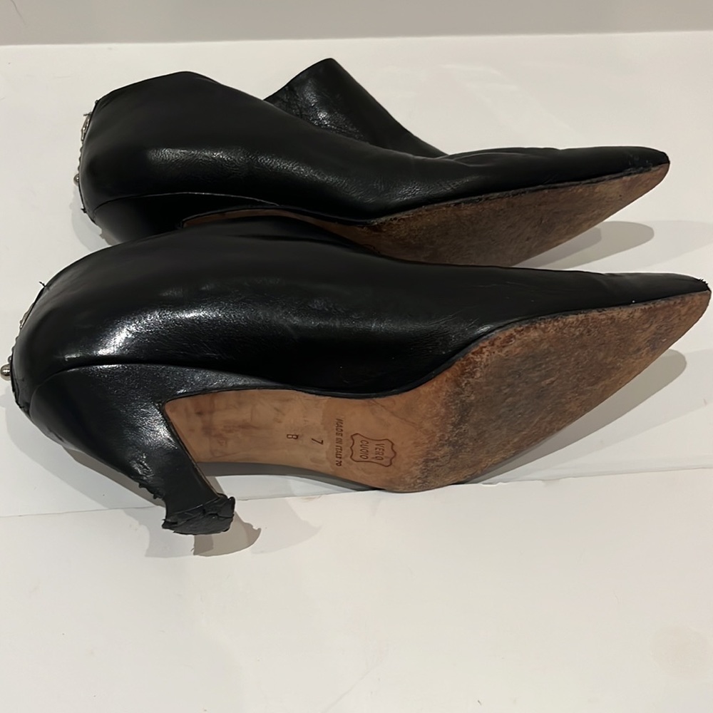Via Spiga Black Leather Booties - Picture 12 of 12